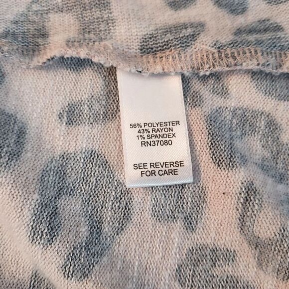 Est 1946 T Shirt Top Womens Plus 18/20W Twist Front Short Sleeve Animal Print - Picture 11 of 15